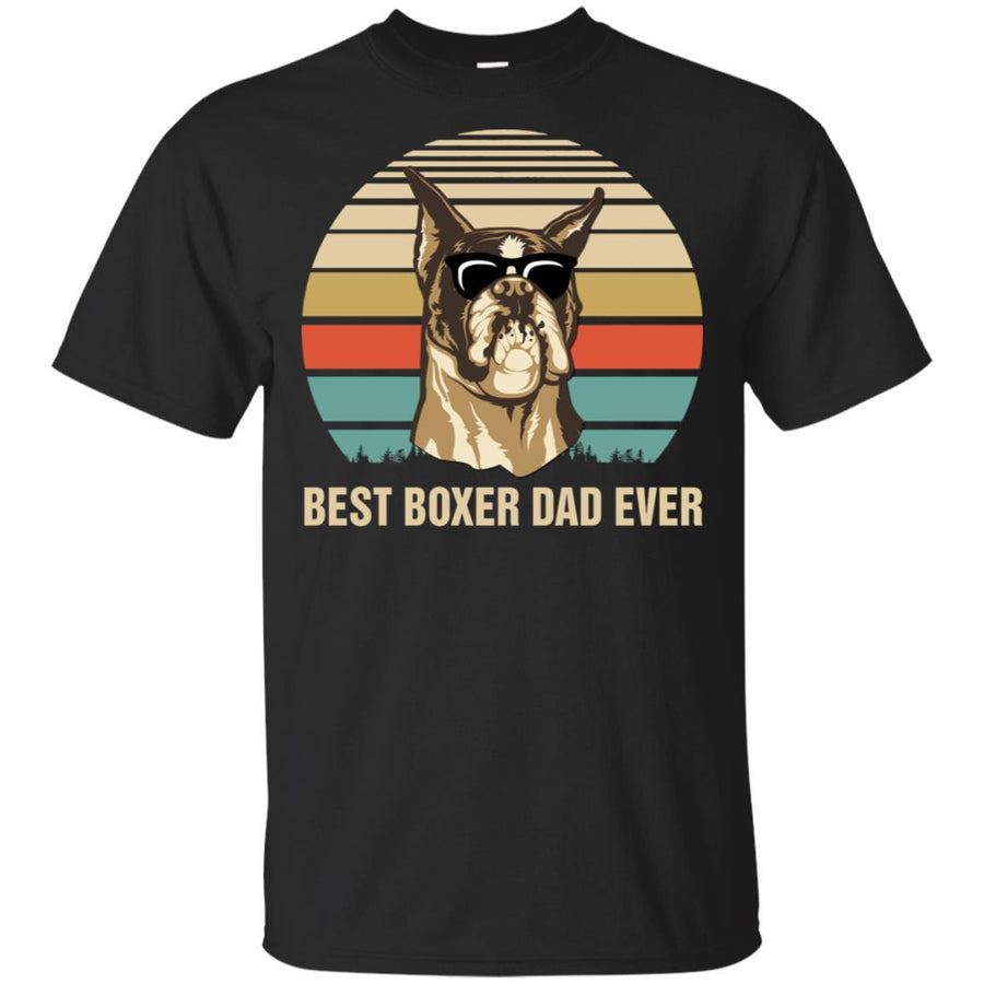 Vintage Boxer Dad Gifts Best Boxer Dad Ever-T-Shirt & Hoodie-Classic T-Shirt-Black
