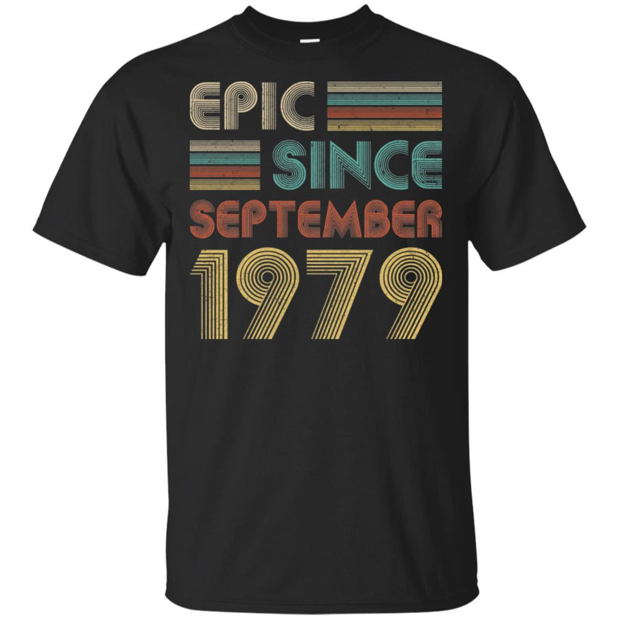 Epic Since September 1979 42th Birthday Gift 42 Yrs Old-T-Shirt & Hoodie-Classic T-Shirt-Black