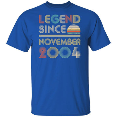 Legend Since November 2004 Vintage 17th Birthday Gifts-T-Shirt & Hoodie-Classic T-Shirt-Royal