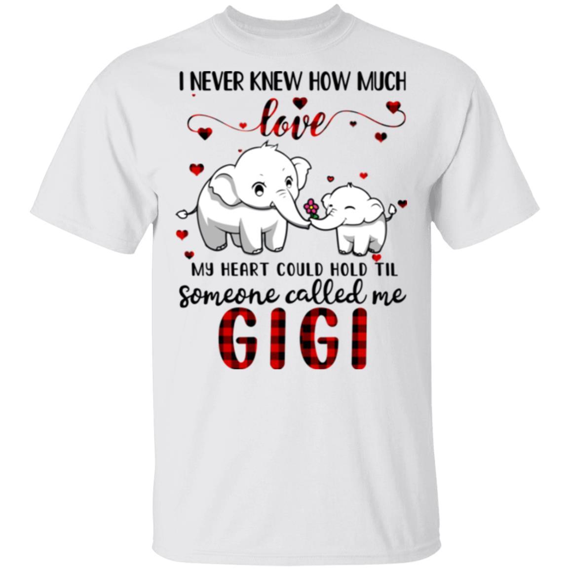 Someone Called Me Gigi Elephant Red Plaid Mother's Day