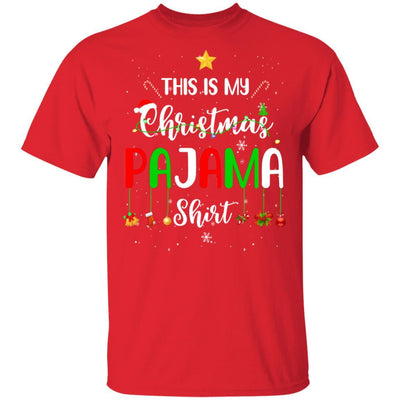 This is My Christmas Pajama Funny Xmas Gift-T-Shirt & Sweatshirt-Classic T-Shirt-Red