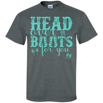 Head Over Boots For You-T-Shirt & Hoodie-Classic T-Shirt-Dark Heather