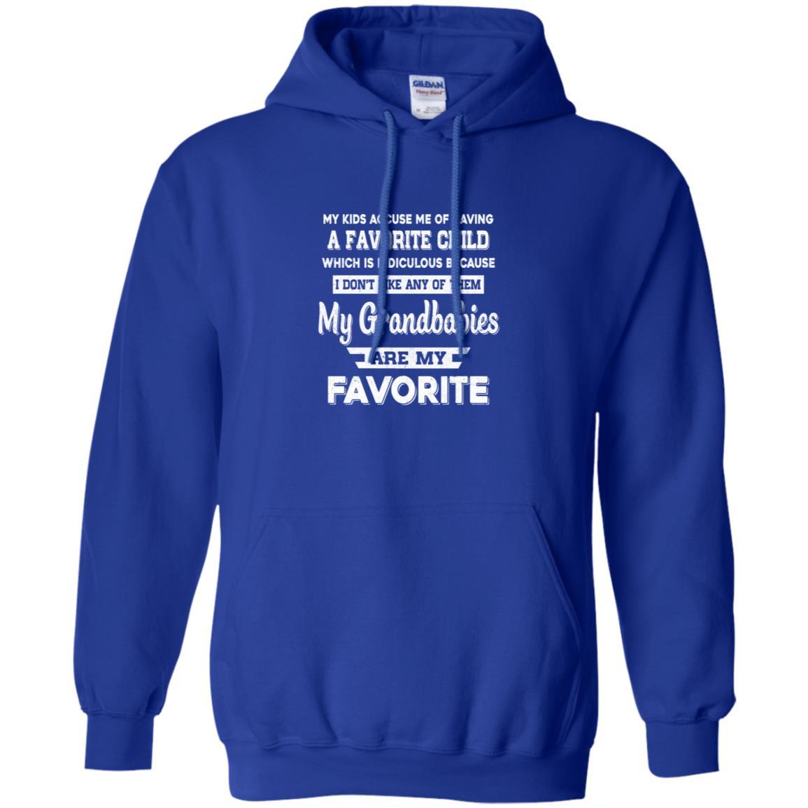 I Don't Like Any Of Them My Grandbabies Are My Favorite-T-Shirt & Hoodie-Pullover Hoodie-Royal