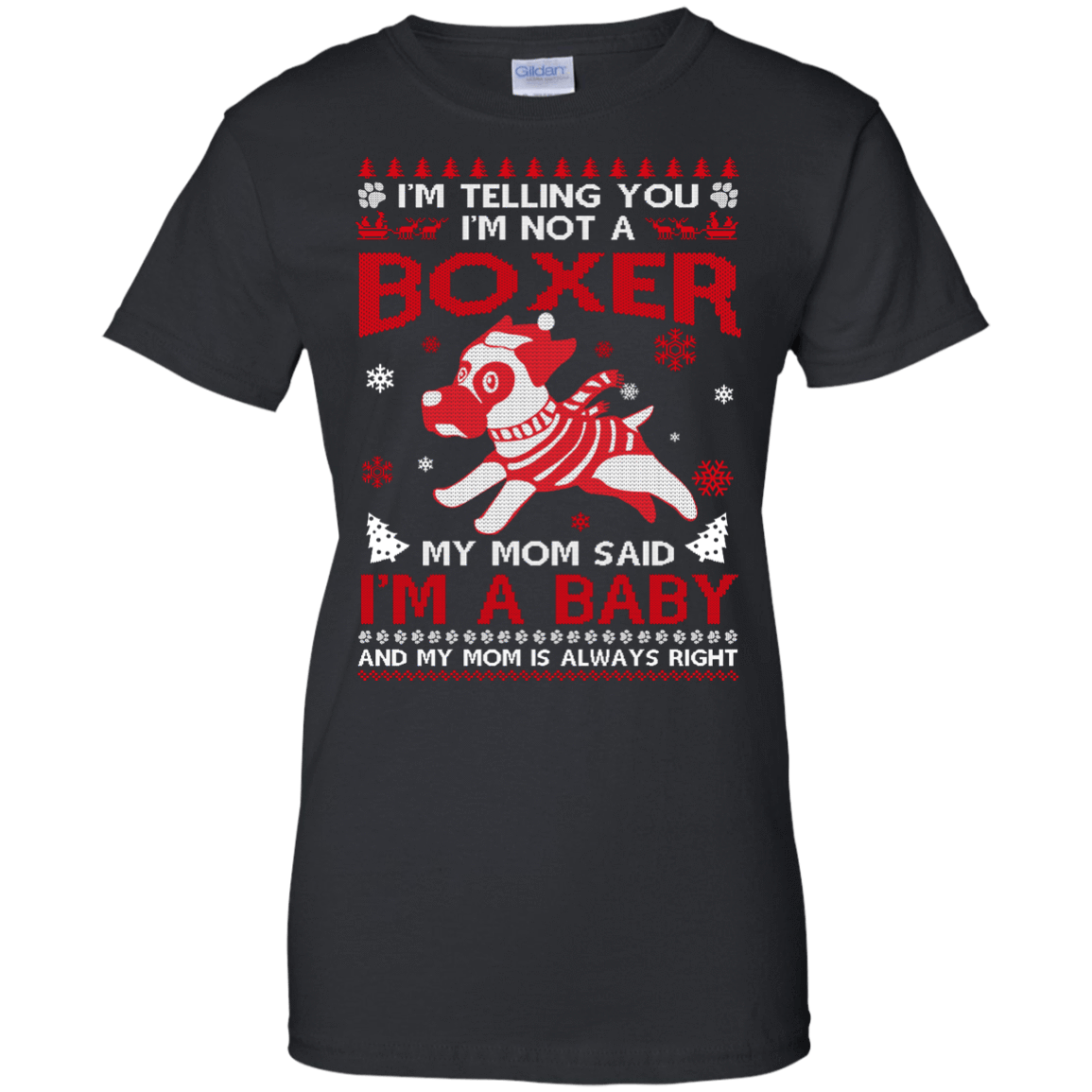 I'm Telling You I'm Not A Boxer-T-Shirt & Hoodie-Women's T-Shirt-Black