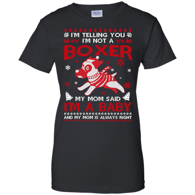 I'm Telling You I'm Not A Boxer-T-Shirt & Hoodie-Women's T-Shirt-Black