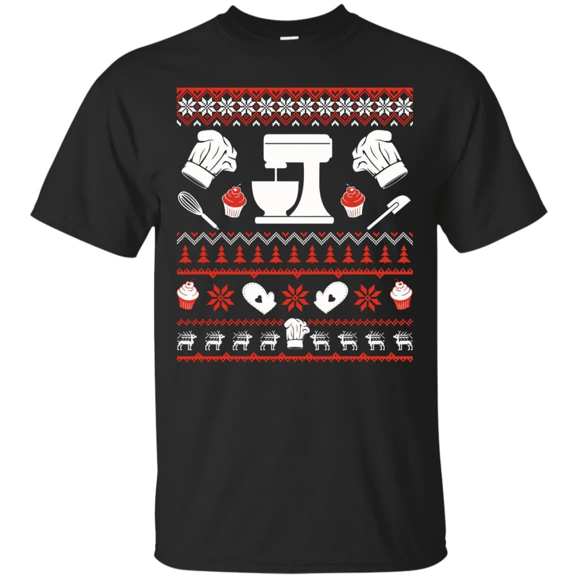 Baking Christmas Sweater-T-Shirt & Hoodie-Classic T-Shirt-Black