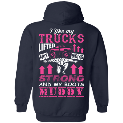 I Like My Trucks-T-Shirt & Hoodie-Pullover Hoodie-Navy