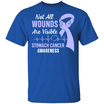 Stomach Cancer Awareness Not All Wounds Are Visible-T-Shirt & Hoodie-Classic T-Shirt-Royal
