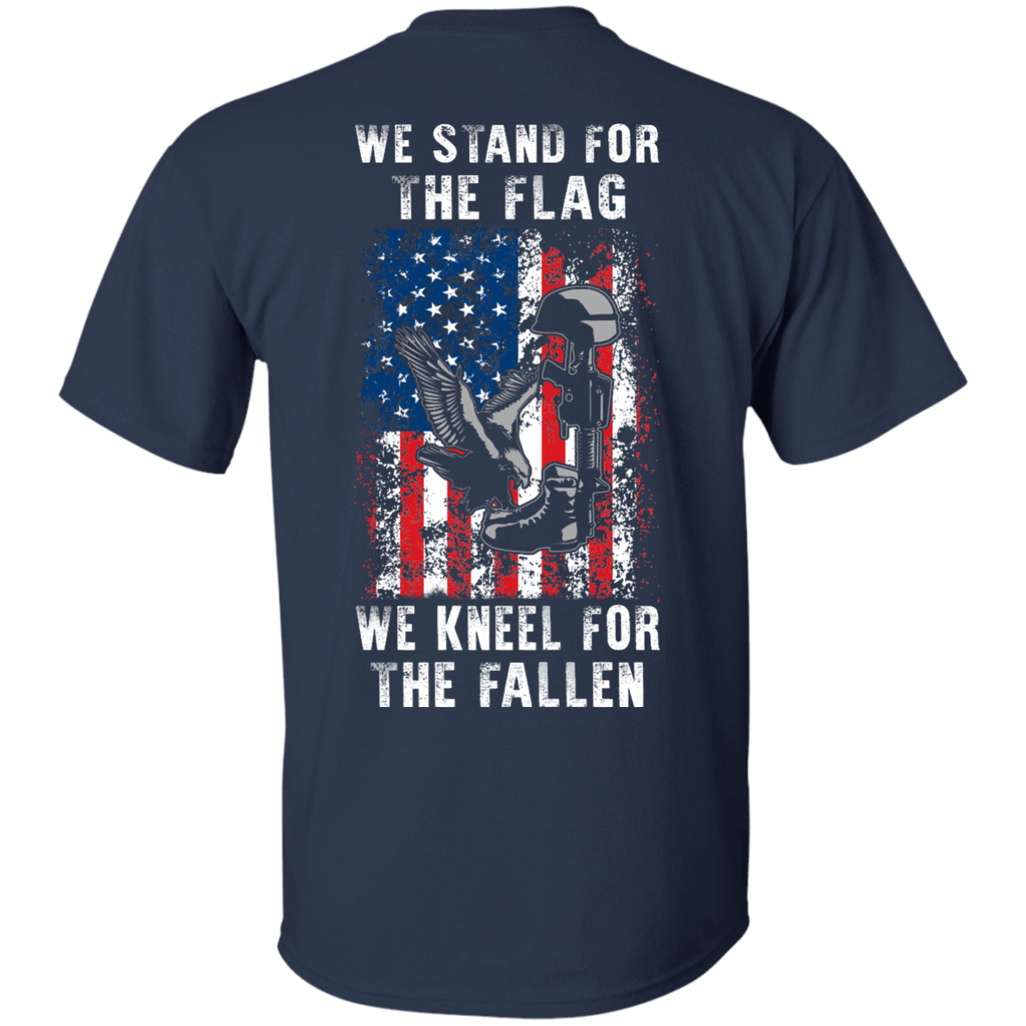 We Stand For The Flag-T-Shirt & Hoodie-Classic T-Shirt-Navy
