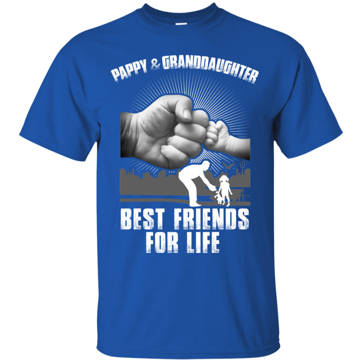 Pappy And Granddaughter Best Friends For Life-T-Shirt & Sweatshirt-Classic T-Shirt-Royal