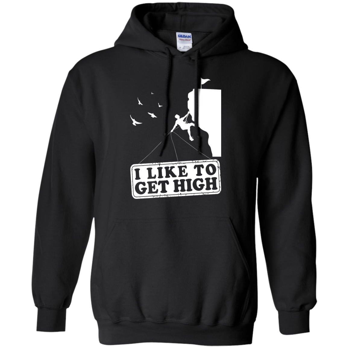 I Like To Get High-T-Shirt & Hoodie-Pullover Hoodie-Black