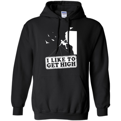I Like To Get High-T-Shirt & Hoodie-Pullover Hoodie-Black
