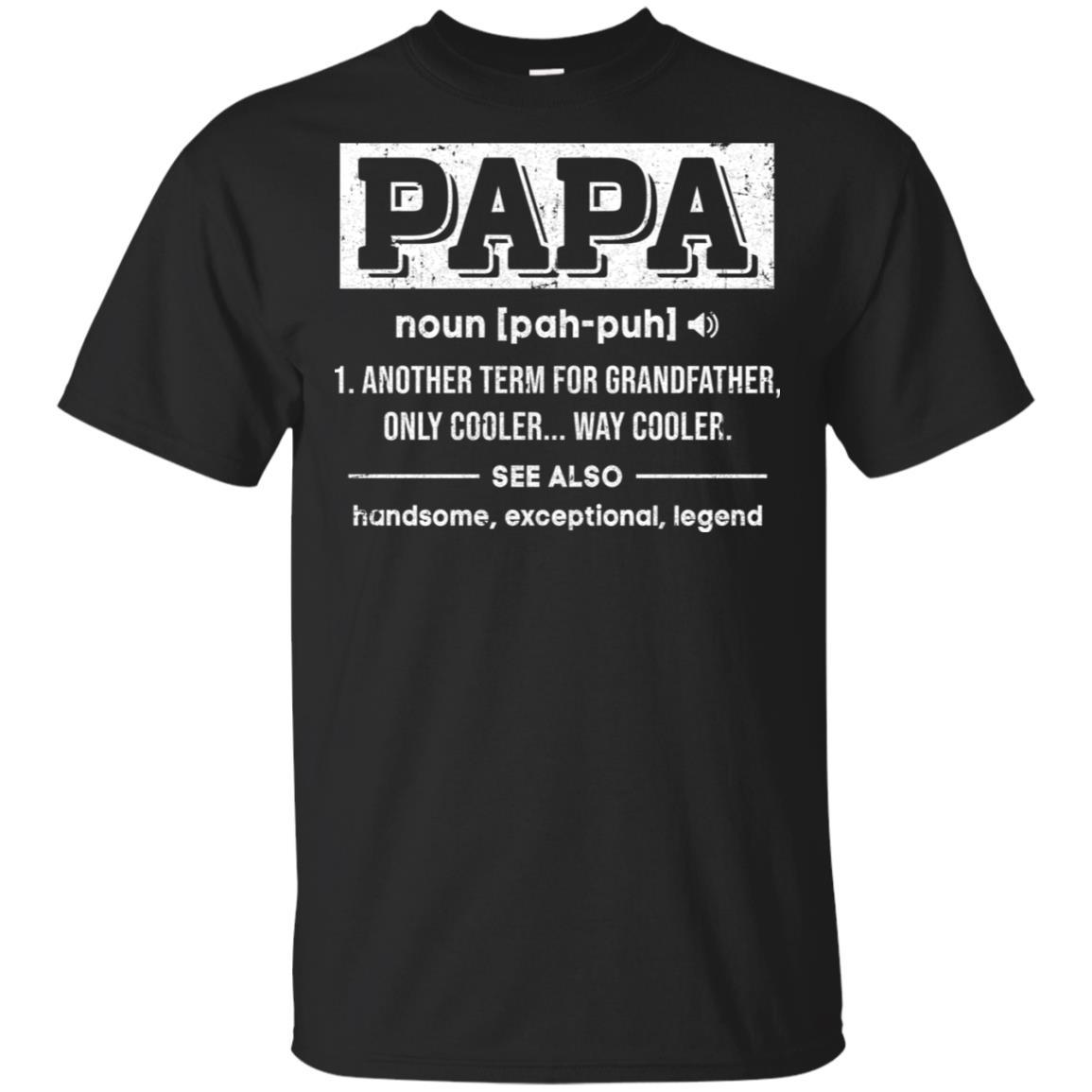 Papa Gifts Grandpa Definition Fathers Day