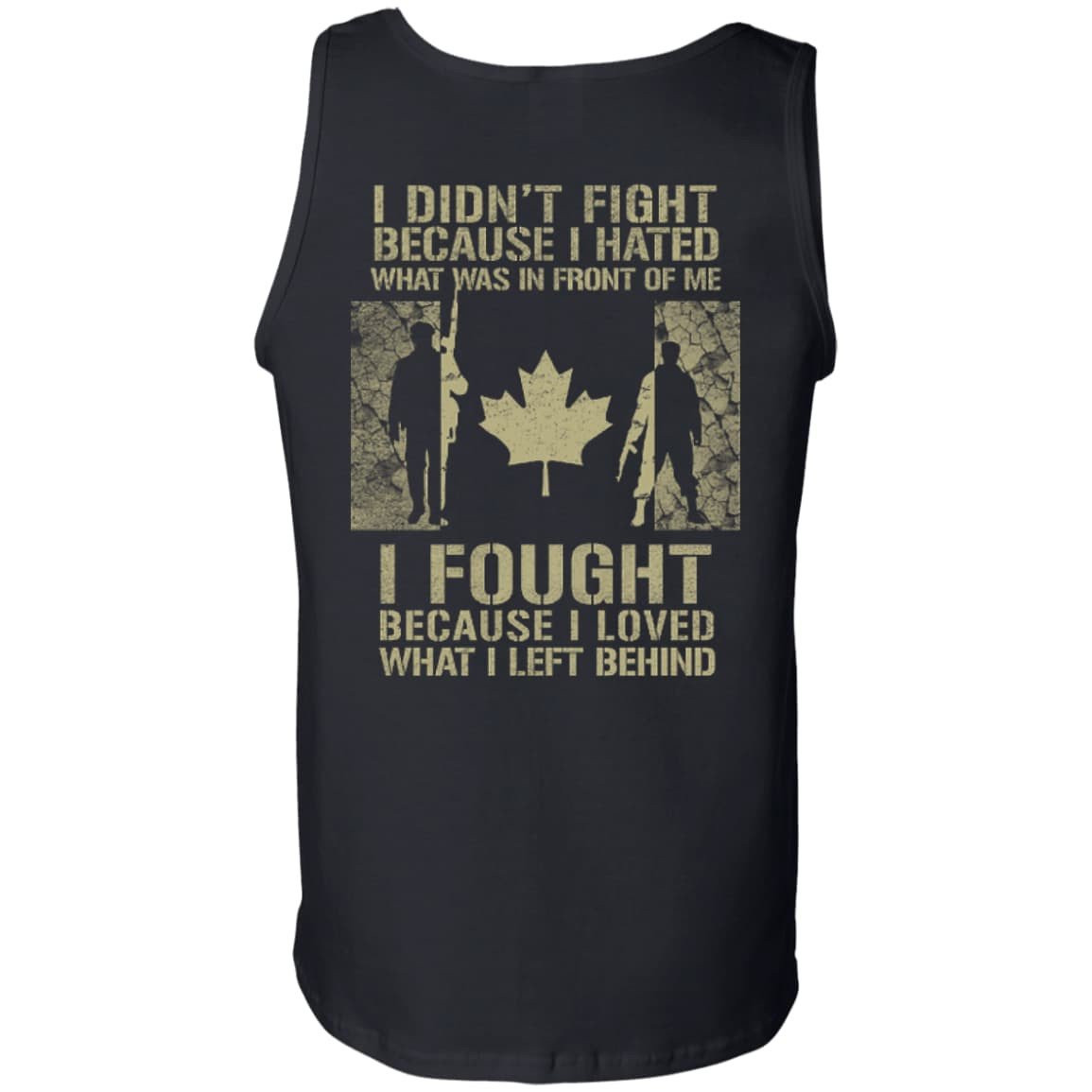 Canada Veteran Affairs-T-Shirt & Hoodie-Unisex Tank-Black