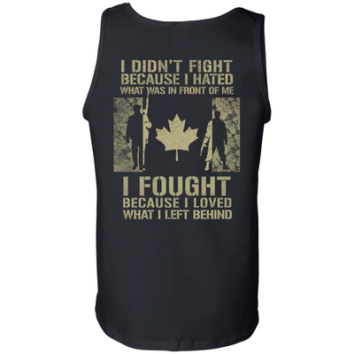 Canada Veteran Affairs-T-Shirt & Hoodie-Unisex Tank-Black