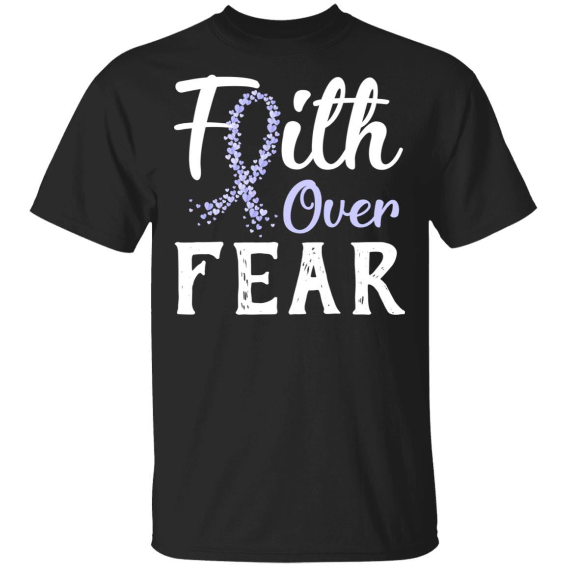 Stomach Cancer Awareness Periwinkle Faith Over Fear