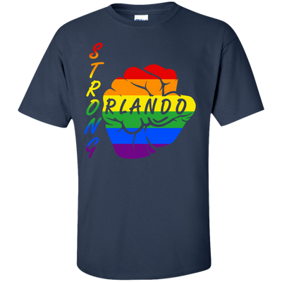 Strong Orlando LGBT-T-Shirt & Hoodie-Classic T-Shirt-Navy