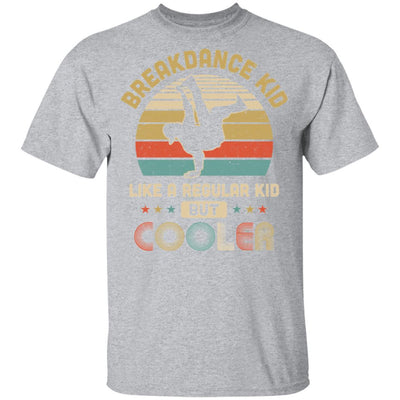 Breakdance Kids Funny Young Breakdancing Gift Breakdancer Youth-Youth Shirt-Youth T-Shirt-Sport Grey