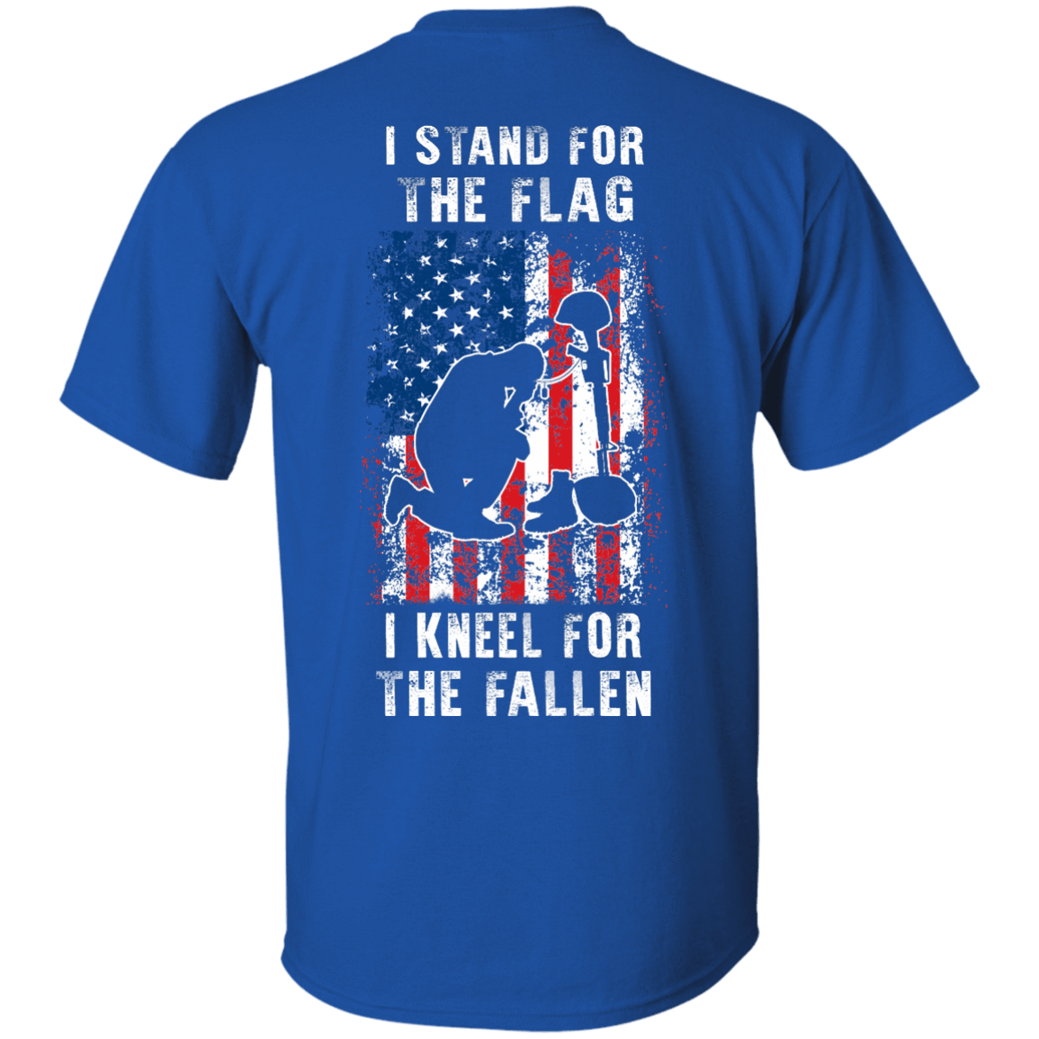 I Stand For The Flag I Kneel For The Fallen-T-Shirt & Hoodie-Classic T-Shirt-Royal