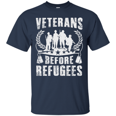 VETERANS BEFORE REFUGEES-T-Shirt & Hoodie-Classic T-Shirt-Navy