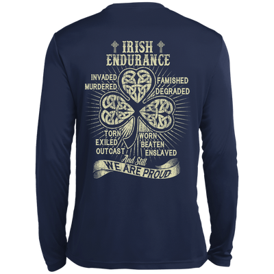 IRISH ENDURANCE-T-Shirt & Hoodie-Long Sleeve T-Shirt-Navy