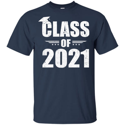 Class Of 2021 Grow With Me Graduation Year-T-Shirt & Hoodie-Classic T-Shirt-Navy