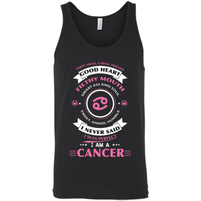 I Never Said I Was Perfect I Am A CANCER-T-Shirt & Hoodie-Unisex Tank-Black
