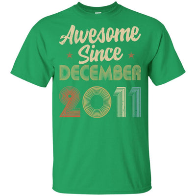 Awesome Since December 2011 Vintage 10th Birthday Gifts Youth-Youth Shirt-Youth T-Shirt-Irish Green