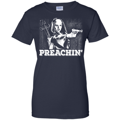 Preachin'-T-Shirt & Hoodie-Women's T-Shirt-Navy