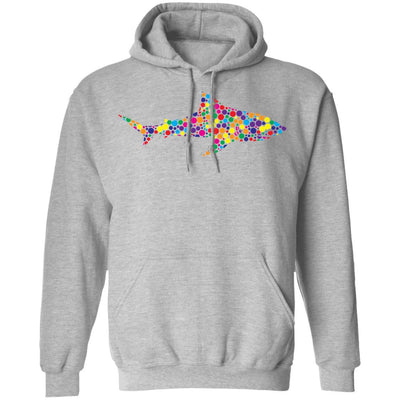 Dot Shark Lovers International Dot Day-T-Shirt & Hoodie-Pullover Hoodie-Sport Grey