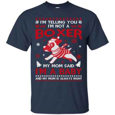 I'm Telling You I'm Not A Boxer-T-Shirt & Hoodie-Classic T-Shirt-Navy