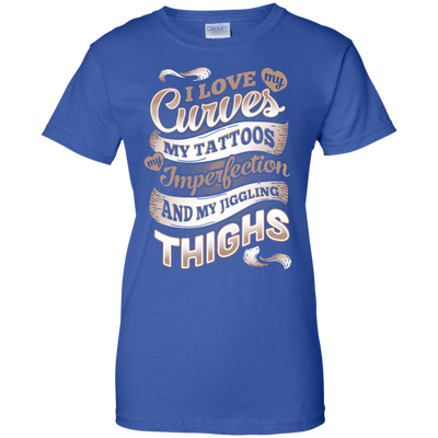 I Love My Curves My Tattoos My Imperfections-T-Shirt & Hoodie-Women's T-Shirt-Royal