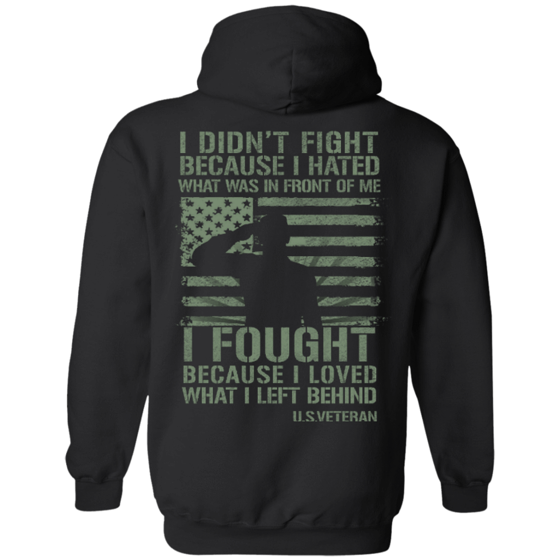 US Veteran Affairs-T-Shirt & Hoodie-Pullover Hoodie-Black