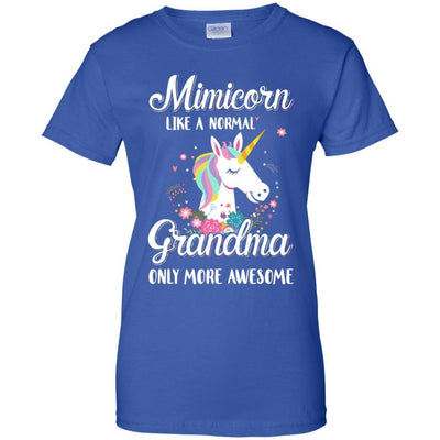 Mimicorn Like A Normal Mimi Only More Awesome-T-Shirt & Hoodie-Women's T-Shirt-Royal