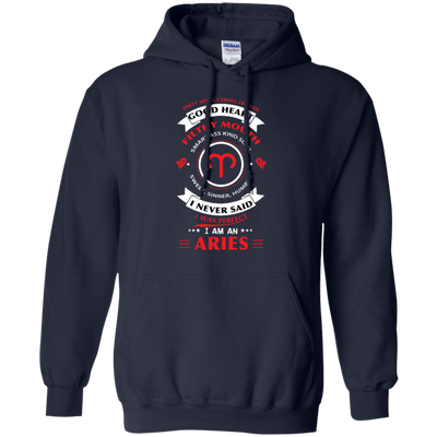 I'm An Aries-T-Shirt & Hoodie-Pullover Hoodie-Navy