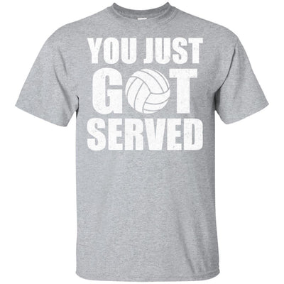 You Just Got Served Gifts For Volleyball Lovers-T-Shirt & Hoodie-Classic T-Shirt-Sport Grey