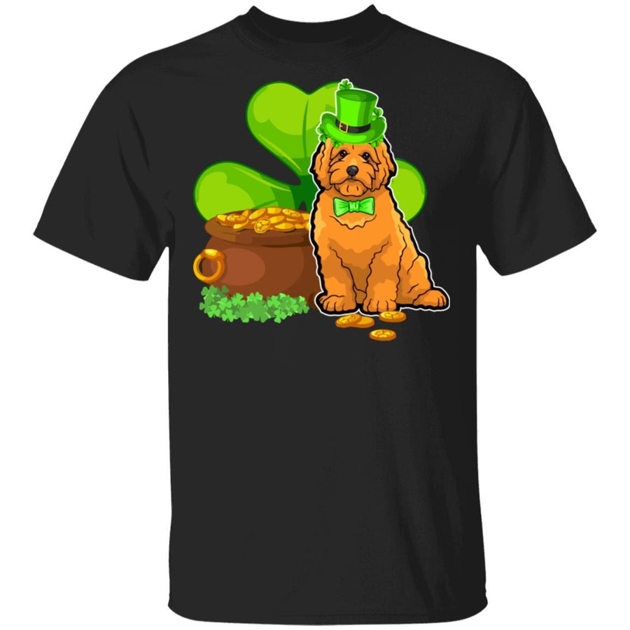 Goldendoodle St Patrick's Day Irish Dog Lover Funny Gifts-T-Shirt & Hoodie-Classic T-Shirt-Black