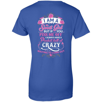 I Am A Sweet Girl-T-Shirt & Hoodie-Women's T-Shirt-Royal