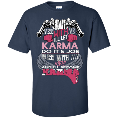 I WILL BECOME KARMA-T-Shirt & Hoodie-Classic T-Shirt-Navy