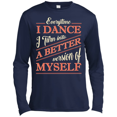 A Better Version Of Myself-T-Shirt & Hoodie-Long Sleeve T-Shirt-Navy