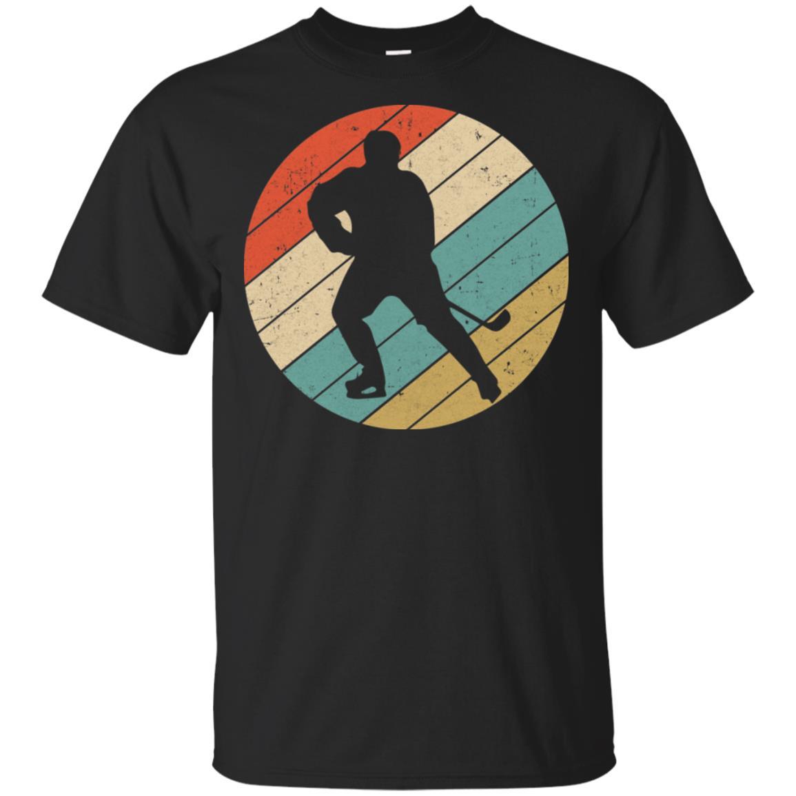 Retro Vintage Hockey Gifts-T-Shirt & Tank Top-Classic T-Shirt-Black