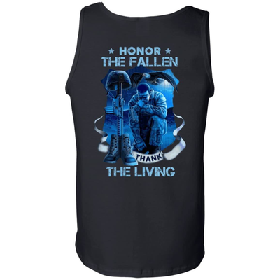 Honnor The Fallen-T-Shirt & Hoodie-Unisex Tank-Black