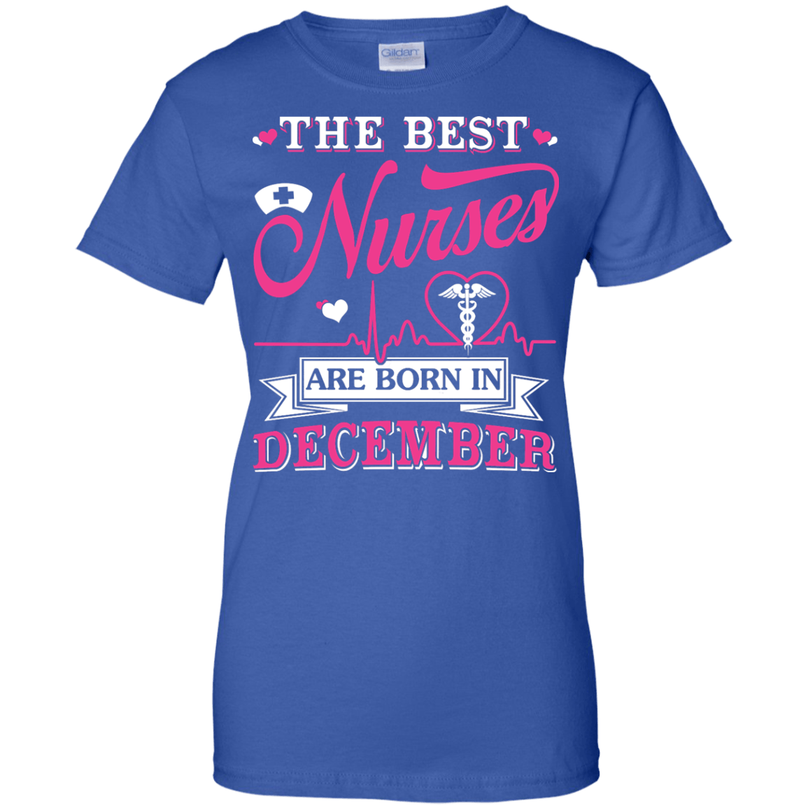 The Best Nurses Are Born In December-T-Shirt & Hoodie-Women's T-Shirt-Royal