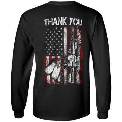 THANK YOU-T-Shirt & Hoodie-Long Sleeve T-Shirt-Black