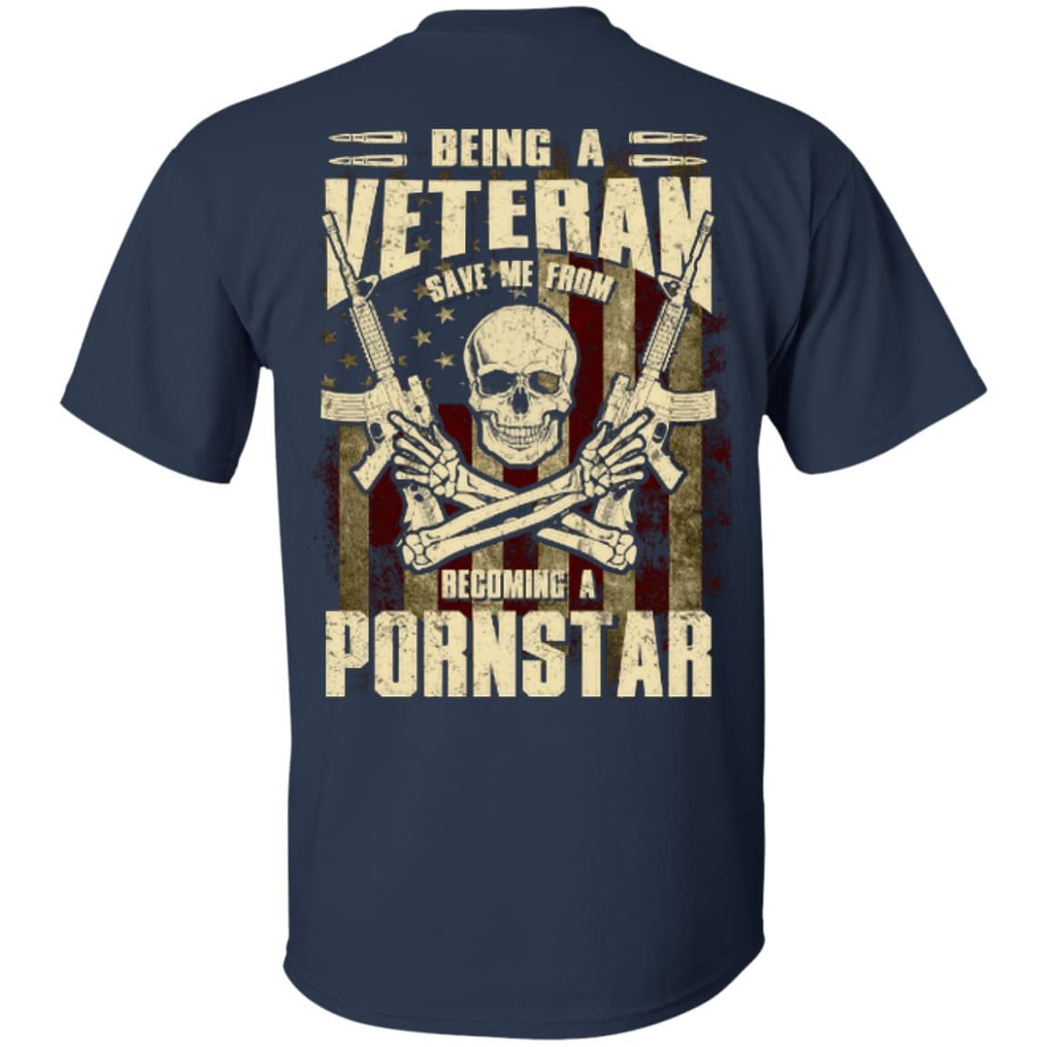 BEING A VETERAN-T-Shirt & Hoodie-Classic T-Shirt-Navy