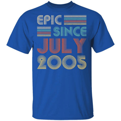 Epic Since July 2005 Vintage 16th Birthday Gifts-T-Shirt & Hoodie-Classic T-Shirt-Royal