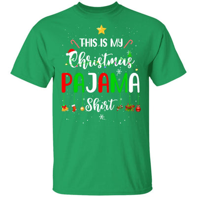 This is My Christmas Pajama Funny Xmas Gift-T-Shirt & Sweatshirt-Classic T-Shirt-Irish Green