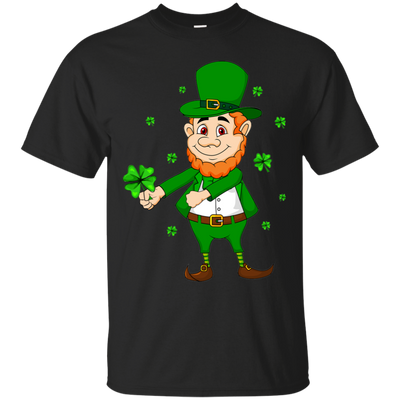 Floss Dance Leprechaun St Patricks Day Flossing-T-Shirt & Hoodie-Classic T-Shirt-Black