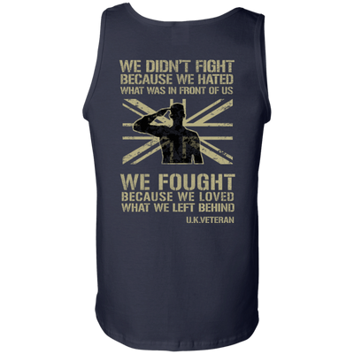 UK Veteran Affairs-T-Shirt & Hoodie-Unisex Tank-Navy