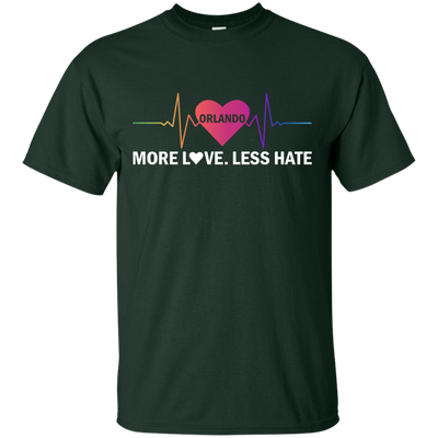 More Love Less Hate - Orlando-T-Shirt & Hoodie-Classic T-Shirt-Forest Green